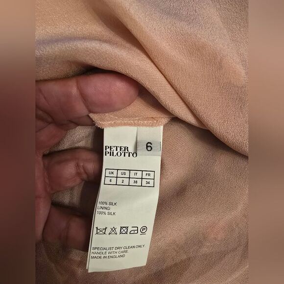 Peter Piloto Green Floral 100% Silk Maxi Button Dress Size 2 - Picture 4 of 8